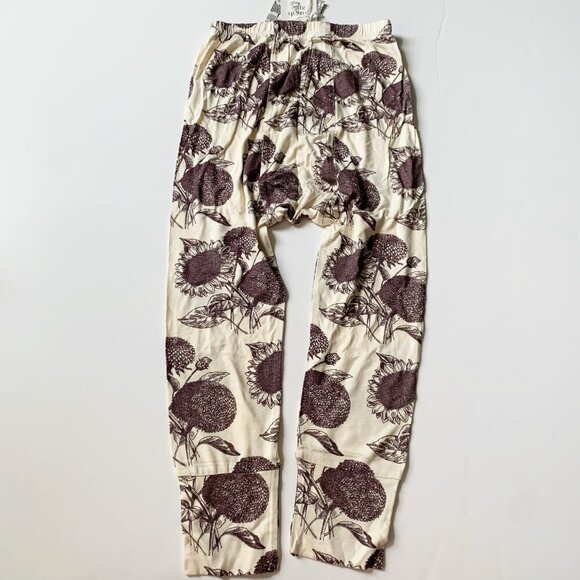 NWT Kate Quinn Organics Raisin sunflower bamboo panda pants 6 years - Picture 5 of 6